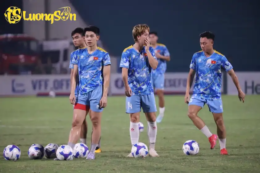 U23 Việt Nam tập phục hồi ở khách sạn ngày 7/9