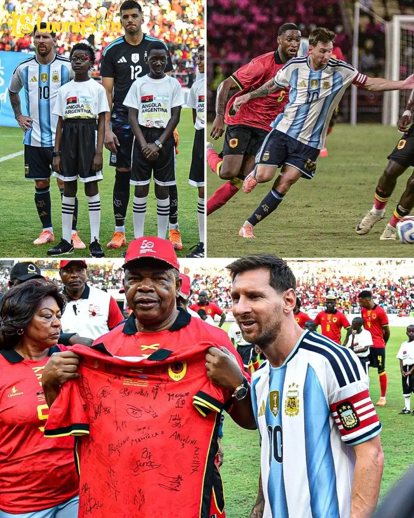 Messi vừa ghi bàn và kiến tạo trong trận giao hữu với Angola Messi vừa ghi bàn và kiến tạo trong trận giao hữu với Angola